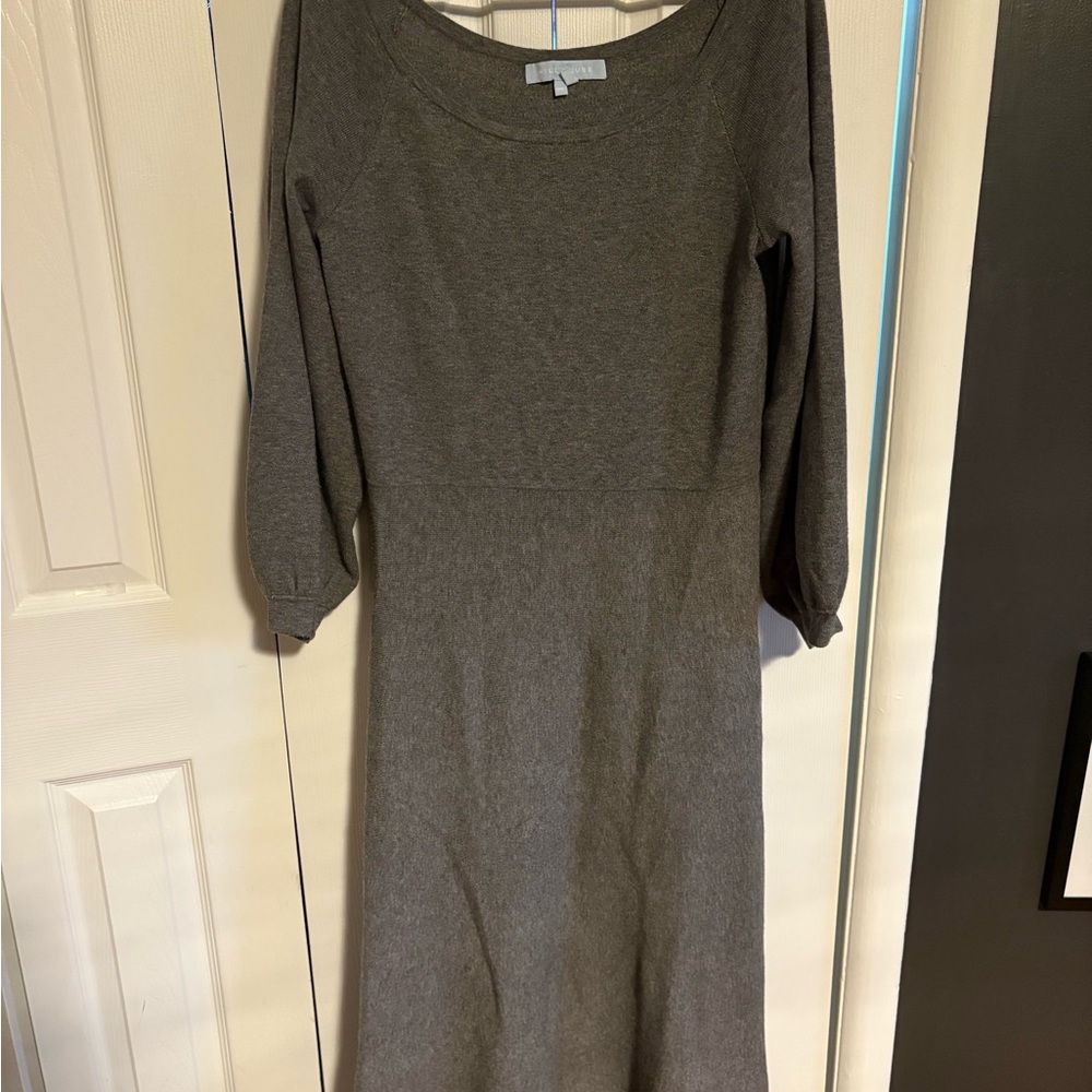 Hill House Charcoal Long Sleeve Dress
